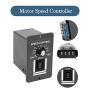 Motor Speed Controller DC12-60V 20A DC Brush Motor Speed Controller Stable and Reliable Forward Reverse Motor Speed Governor Applicable Current is Within 10A