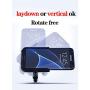 All Metal Road Motorcycle/Bycicle Phone Mount, Mountain Bike Phone Mount, Extreme Strong with All Stainless Steel Body, Rock Solid Holder for Regular and Plus Sized iPhone and Samsung Devices.
