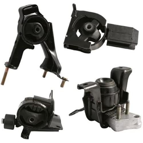 4pcs Motor Mounts Set Kit Fits Automatic Transmission Only Compatible with Toyota Corolla (03-08), Matrix (03-06), Pontiac Vibe (03-07) - 1.8L 4Cylinder Engine Mounts, All Motor Mounts