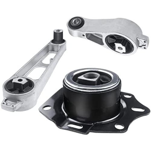 A-Premium Engine Motor and Transmission Mount Compatible with Chrysler PT Cruiser 2001-2010 Neon 2000-2002 Dodge Plymouth L4 2.0L 2.4L Petrol 3-PC Set
