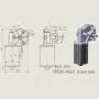 Fielect DC 24V 100RPM Reversible Worm Geared Motor High Torque Electric Gear Motor Turbine Worm Gear Box Reduction Motor, Left Shaft GW6280