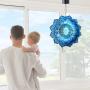 GDNIART Hanging Display Motor Battery Operated 30 RPM Rotating Motor for Wind Spinner Mobile Yard Decor Hanging Ornaments Outdoor Sculptures-Medium Speed