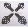 Vehicles-OCS X400 X525 X600 Quadcopter Quadrotor Multirotor Glass Fiber Motor Mount Set