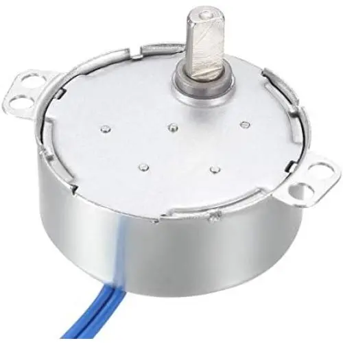 uxcell Metal Gear Synchronous Synchron Motor AC 100-127V 9-11RPM 50-60Hz CCW/CW 4W for Microwave Oven