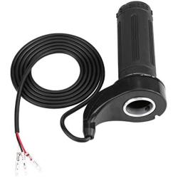 Yosoo Health Gear Motorcycle Twist Speed Throttle Grip, Universal Electric Bike Throttle Speed Control with 3 Wires for E-Bike Electric Scooters