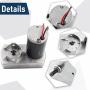 Neresshery 132682 RV Actuator Slide Out Motor 18 : 1 Ratio Motor OEM Replace for 295380 M-8910 RP-785615 Motor 12 Volts 5800 RPM Venture Acuator for RV Camper Trailer,Compatible with Most Actuators