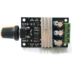 Jinchao-Dc Motor DC 3A 80W PWM Motor, Speed Controller Regulator Adjustable Variable Speed Control, with Potentiometer Switch, Easy to Install