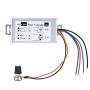 DC Motor Speed Controller, 9-60V DC 20A High Power PWM DC Motor Speed Regulator Stepless Variable Speed Regulator Switch Board with Button Switch and Metal Shell Product Name