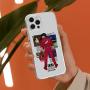 KingdomCASE Phone Case Akira Illustration Collage Compatible with iPhone Case Clear Soft Transparent TPU Case Shockproof Protective Cover for iPhone 7 iPhone 8