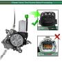 A-Premium Power Window Regulator with Motor Compatible with Nissan Frontier Xterra 2005-2015 Pathfinder Suzuki Equator (2 Pins Only) Front Right