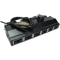 Universal 12V electric air conditioner, electric air conditioner for motorhomes, transport vehicles, large trucks, tractors, etc. (evaporator：size：80.5cm x 34cm x 14.5cm)