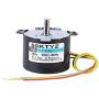 50KTYZ AC 220V 10W 0.5A Small Electric Low Speed Permanent Magnet Synchronous Motor CW/CCW 2.5/20RPM High Torque Metal Geared for Rotisserie Turntable (2.5 RMP)