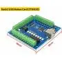 RATTMMOTOR 4 Axis USB Mach3 CNC Controller Kit Nema23 Stepper Motor Single Shaft 76mm 270Oz-in 3A 1.8Nm+CNC Motion Control Board Signal Output 0-10V+TB6600 Driver 4A+350W 24V DC Switch Power Supply