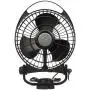 Caframo Bora. 12V Marine Fan. Direct Wire, Low Draw, 5000 Hour Motor Life. Black, 6.5” x 3.0” x 9.5”