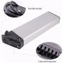 Jieoto Battery 36 V 10Ah 13Ah 15Ah Folding Built-in Electric Bike Lithium Battery for 350W 250W 200W Bike Motor