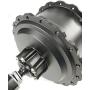 NBpower 48V 750w Rear Geared Hub Motor for Fat Tire Electric Bike Conversion Kit, Dropout Width:170MM