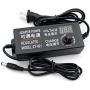 100-240V to 3-12V 5A Universal Adjustable AC/DC Switching Power Adapter,Yetaida 50-60hz Power Supply Adapter Converter with LED Voltage Display US Plug (3V-12V 5A)