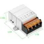 VONVOFF Wireless Remote Switch,AC 110V/120V/240V/ Relay RF Remote Control Light Switches for Pump Security Systems etc with 328ft Long Range(White)