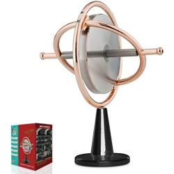 DjuiinoStar Heavy Duty Gyroscope (Solid Stainless Steel Rotor): Initial Speed 8,000 RPM, Sturdy and Stable; Provides Very Good Gaming Experience; High-End Office Toy, Addictive Science Gear DG-5PRO-02