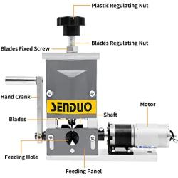 Automatic Wire Stripper Machine Wire Diameter 0.04-0.79inch Wire Stripping Machine Adjustable Power 40W Portable cable stripper for Scrap Copper Wire Cable Recycling