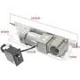 BEMONOC Electric Linear Actuator Stroke 160mm 6.3 inch 110V/220V Reciprocating Gear Motor High Speed 280RPM 120W AC Speed Controller Kits Can be Choosen for Squirt Machine