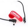 DRRI Micro USB to 90 Degree 2.1MM DC Nucleus Nano Motor Power Cable (Straight Micro USB)