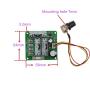 DC Motor Controller Stepless Governor 6V-90V pwm DC Motor Governor PLC 15A