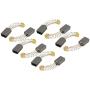 ZSPINJIA 4 Pcs Electric Spare Part 13mm x 9mm x 5mm Motor Carbon Brush