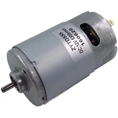 MotoRong ZYTD555 High Speed Auto Machinery Motor 12V 5300rmp DC Brushed Motor