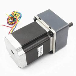 Ratio 1:5 Gearbox Nema23 Geared Stepper Motor 76mm 850oz-in 3A 4-Lead High Torque Speed Reduction Motor with Gear Box Motor for CNC Milling Lathe Router Engraving Machine