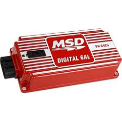 NEW MSD DIGITAL DIGITAL 6AL IGNITION CONTROL BOX WITH REV LIMITER,RED,520-540V,11,000 RPM RANGE,8