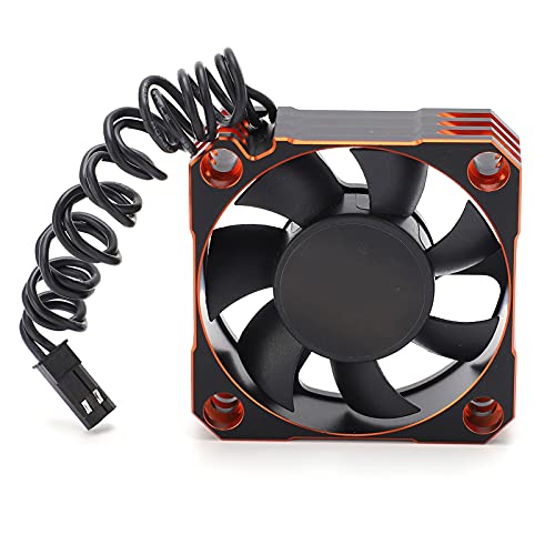 VGEBY 50mm Motor Cooling Fan, RC Motor Heatsink 10000 RPM ESC Cooling Fan 8.5V/for 1/8 1/5 1/6 RC Sensored Brushless Motor