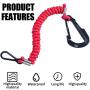 Boat Engine Emergency Safety Kill Stop Switch Lanyard Cord Ship Replacement Parts Fit Mercury Mercruiser-Replaces,15920T54,15920A54, 15920Q54, 8M0092849-36 Inch/90cm Long