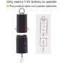 FENDISI Hanging Black Rotating Motor for Wind Spinner and Wind Chimes， Mobile Battery Operated Garden Decor Accessoy，Not Included Battery (2PCS Motor)