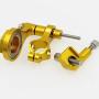 FXCNC Motorcycle CNC Steering Damper Stabilizer Buffer Control Bar With Mounting Bracket Kit Full Set Compatible with YZF R6 (not Race) 2006-2020, YZF R1 2006-2016