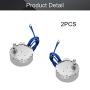 Fielect 2Pcs Synchronous Synchron Motor 50/60Hz AC 110V 30RPM CCW 4W Turntable Motor TYC-50 Motor for Cuptisserie Tumbler Cup Rotator Machince, Horizontal Hole Shaft