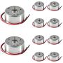 Alinan 10pcs Mini Generator Motors 3V-12V DC Motor Electric Motor for DIY Electronic Toys Wind Turbine Generator Hand Cranked Power Model School Project Educational Physics Experiment