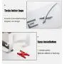 Compatible with Tesla Dual Motor Sticker 3D Car Rear Trunk Emblem Sticker for Tesla Accessories (Dual Motor)