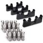 LS7 Lifters Set of 16 Hydraulic Roller Lifters with 4 Guides Trays 12595365 12499225 12551162 12569259 Compatible with GM Chevy 7.0L 6.2L 6.0L 5.7L 5.3L 4.8L V8