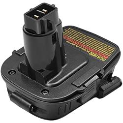 Tai Xin BATT 18V to 20V Adapter for Dewalt, for Convert Dewalt 20V Li-ion Battery DCB205 DCB201 DCB609 to Dewalt 18V NiCad & NiMh Battery Tools DC9096 DW9096 DC9098 DW9099