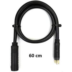 SCHUCK Waterproof Motor Extension Cable 1.2/1.5 Square 250W/350W 600mm/1300mm/1600mm for E-Bike Hub Motor Conversion Kit Parts