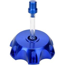 HIAORS CNC Aluminum Gas Fuel Tank Cover Cap with Breather Valve For 50cc 70cc 90cc 110cc 125cc 140cc 150cc 160cc SSR Pit Dirt Motor Bike Blue
