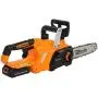 Electric Motor Saw.20V 10in 2.0AH Cordless Lithium Battery with Fast Charging Dock Charging Saw Orange