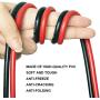 Trolling Motor Battery Cable Extension Kit,10ft Marine Fishing Boat Trolling Motors Battery Cable Extension, 8AWG Cable Wire Extension Kit for Extending Battery Box to Trolling Motor