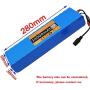 Wnicek 36V 14AH Lithium Battery Pack 14000mAh 10S 3P E-Bike Rechargeable Battery Fit for E-Bike Scooter Power Tools Tricycle 500W-50W Motor (with 42V Charger and BMS)