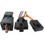American Volt 25 Row 10An Engine Transmission Cooler Fan Fin Probe 180F Thermostat Wiring Kit