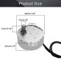 Fielect Synchronous Synchron Motor Turntable Motor AC24V 1/1.2R/MIN CCW Electric Motor for Cup Turner, Cuptisserie, Tumbler Turner Guide Motor