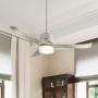 Hunter Symphony Indoor Wi-Fi Ceiling Fan with LED Light and Remote Control, 54