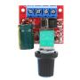 PWM Low Voltage Dc Motor Speed Controller, DC 4.5V-28V Rate Control Driver Switch Adjustable Voltage Electrical Regulator Ultra Small LED with Control Knob Dimmer for Fan Fish Tank Oxygen Pump