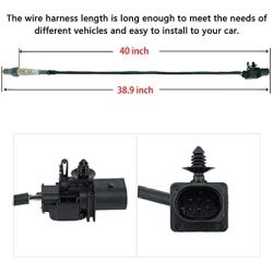 LSU 4.9 5-Wire Lambda WideBand O2 Oxygen Sensor 17025 Fit for AEM 30-4110 30-0300 30-0310 - X Series AFR Inline Controller - UEGO Air Fuel Ratio Wideband